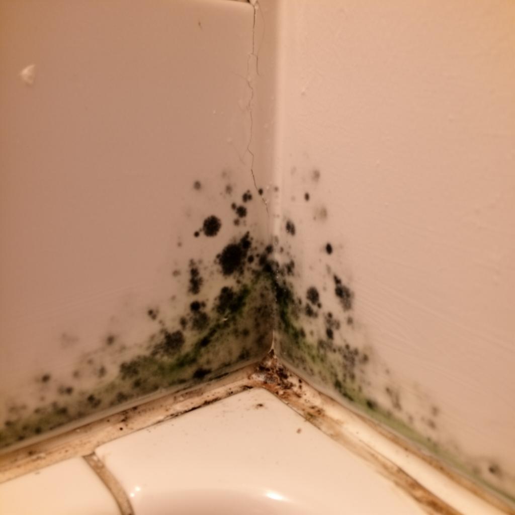 Schwarzer Schimmel in Ecken