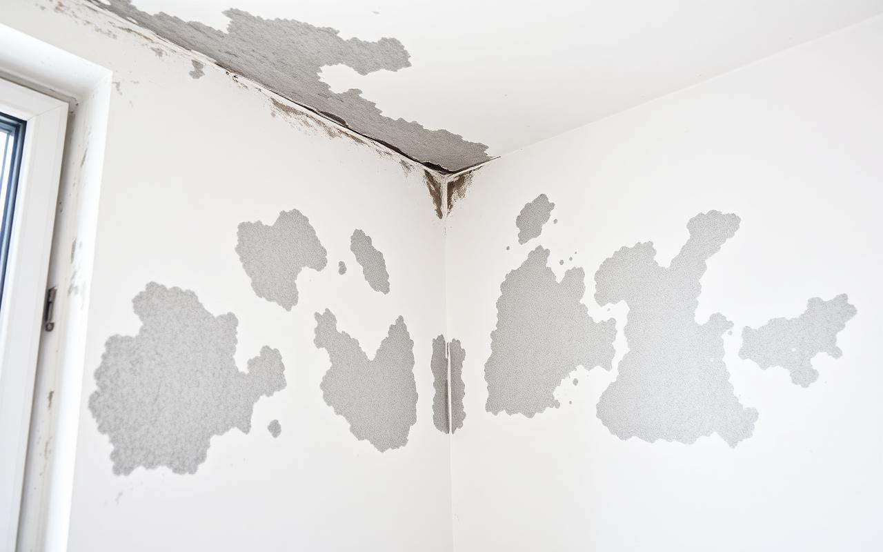 Schimmelbefall in einer Geraer Wohnung