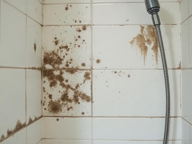 Schimmelexperte bei der Begutachtung vor Ort in Chemnitz