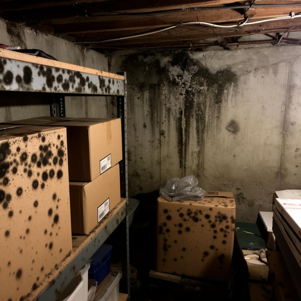 Schimmel an gelagerten Gegenständen