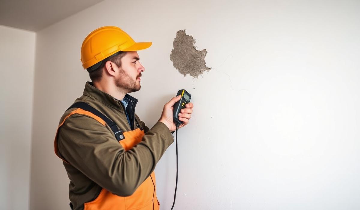 Fachbetrieb bei der Schimmelinspektion