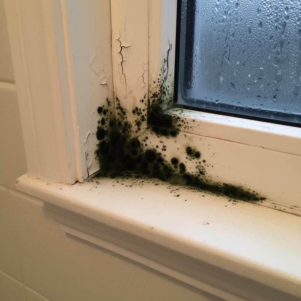 Schimmel am Fensterrahmen